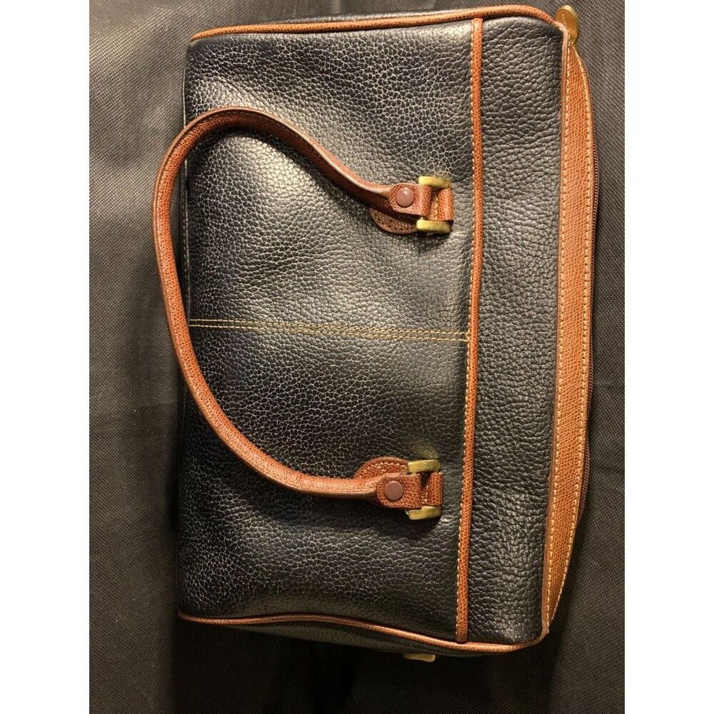 Vintage Liz Claiborne Bag Women's Brown Genuine Leather w/Tag Free Shipping - Picture 10 of 12